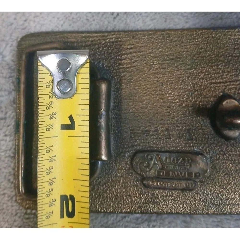 Vtg ATSF Santa Fe Railroad Belt Buckle‎ Colorado Div Mountain Route Safety 70s